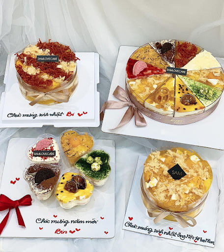 Sam Love Cake - tiệm bánh sinh nhật ngon và nổi tiếng nhất ở Hà Nội