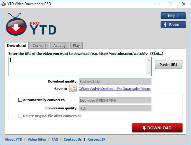 YTD Video Downloader for iOS - ừng dụng tải video hiện đại dành cho ios
